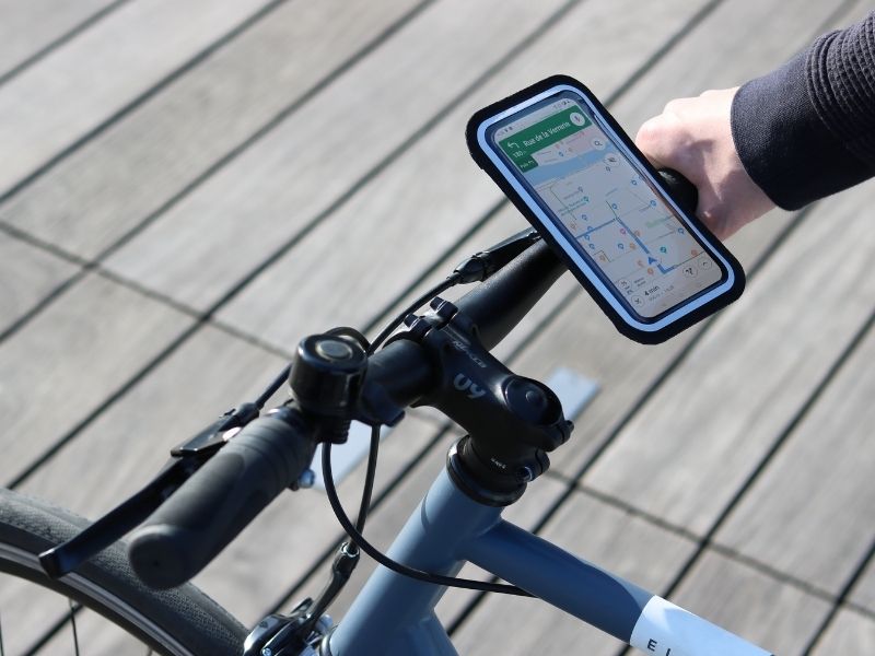 10€01 sur Support Moto Vélo VTT Etanche GPS Pour APPLE - CROSSCALL