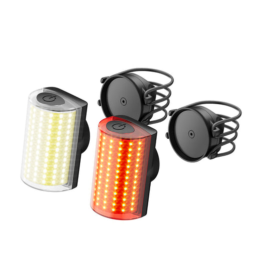 Magnetic panoramic front and rear lights