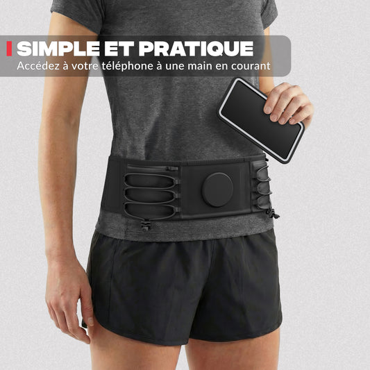 Magnetic running belt