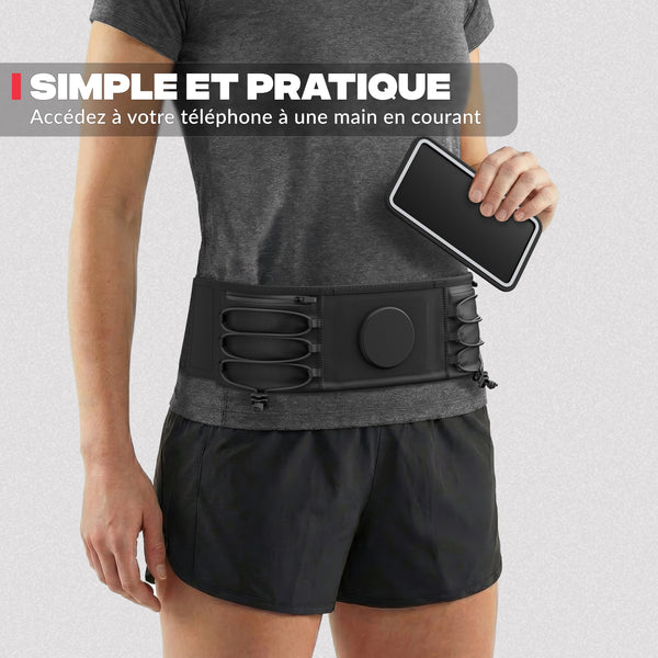 Magnetic running belt