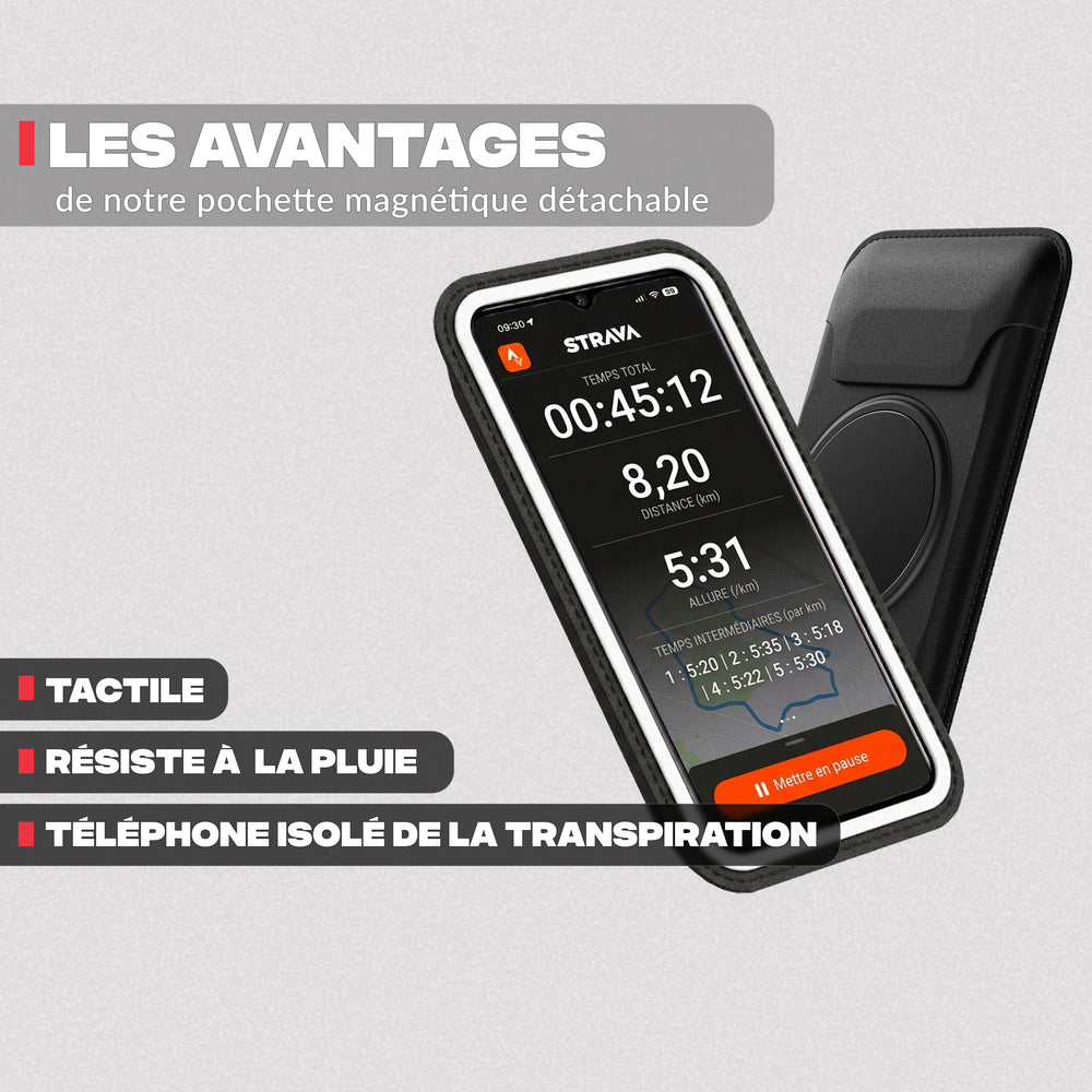 Magnetic running belt