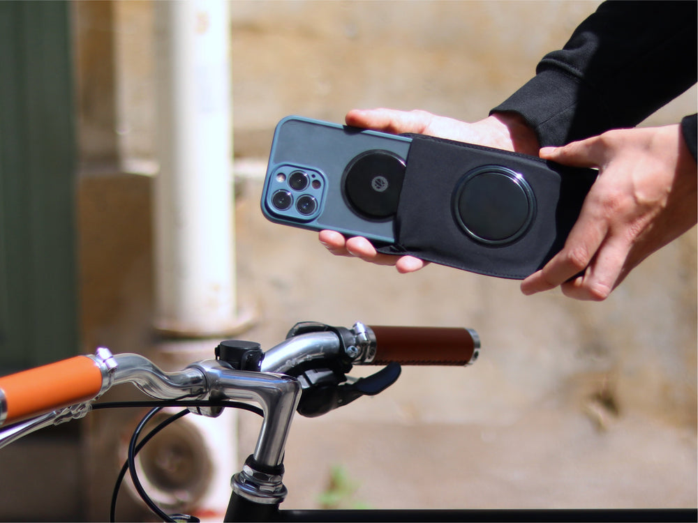 Bike phone mount (sleeve and plate)