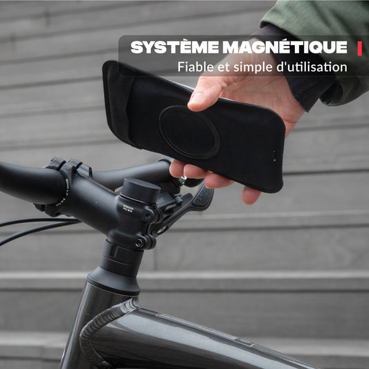 Bike stem phone mount