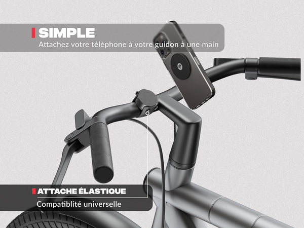 Bike phone mount (with steel plate)