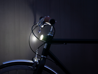 Mini magnetic front and rear lights