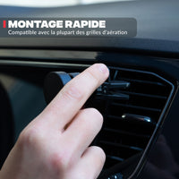 Magnetic car phone mount