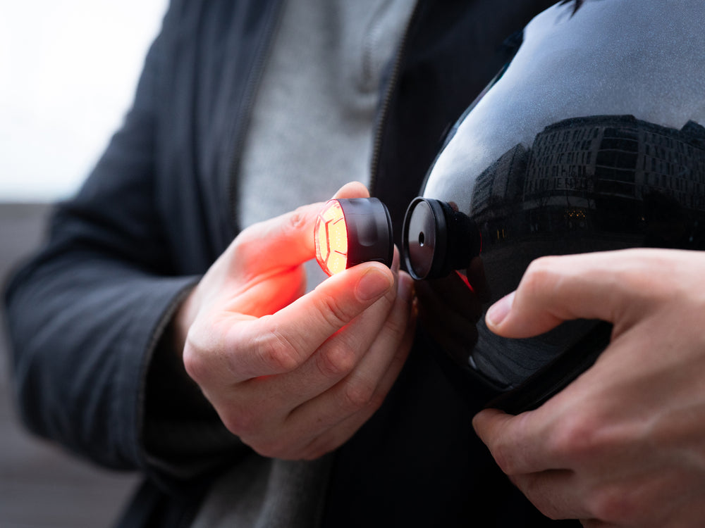 Universal magnetic headphone mount (lights not included)