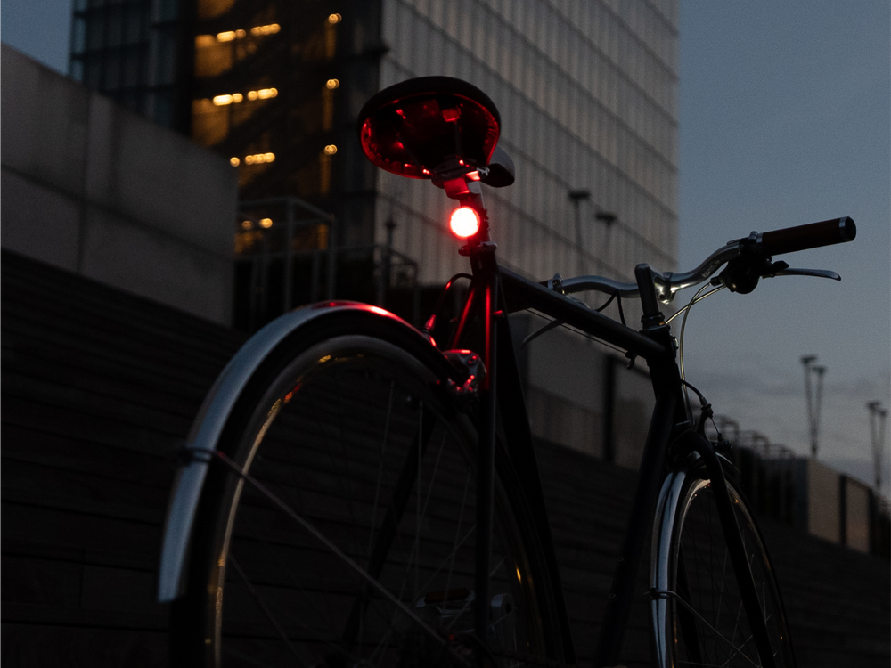 Mini magnetic front and rear lights