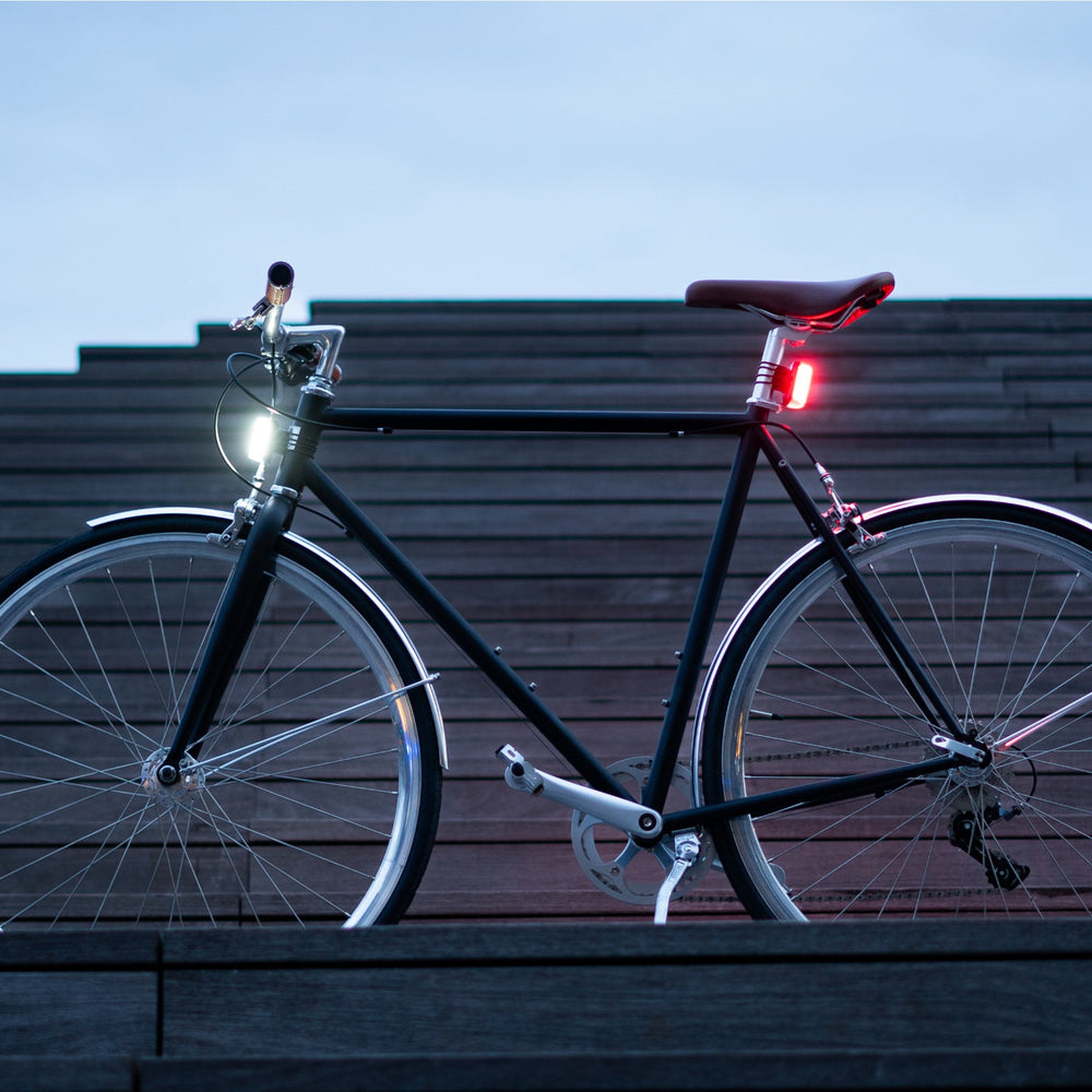 fixed gear lights Shapeheart Magnetic Front and Rear Lights – Safety and Convenience for Cycling