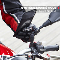 Phone mount for scooter and motorcycle mirror