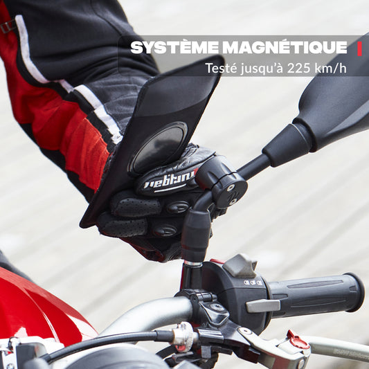 Phone mount for scooter and motorcycle mirror
