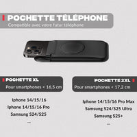 Phone mount for scooter and motorcycle mirror