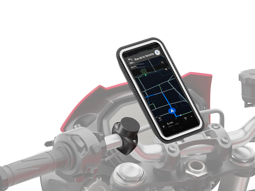 Soporte magnético universal para smartphone Shapeheart para manillar de moto, Distribuidor Oficial SHAPEHEART MOTO