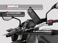PRO BOOST mount for motorcycle handlebar