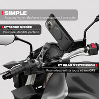 PRO BOOST motorcycle phone mount