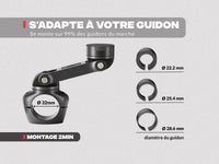 PRO BOOST mount for motorcycle handlebar