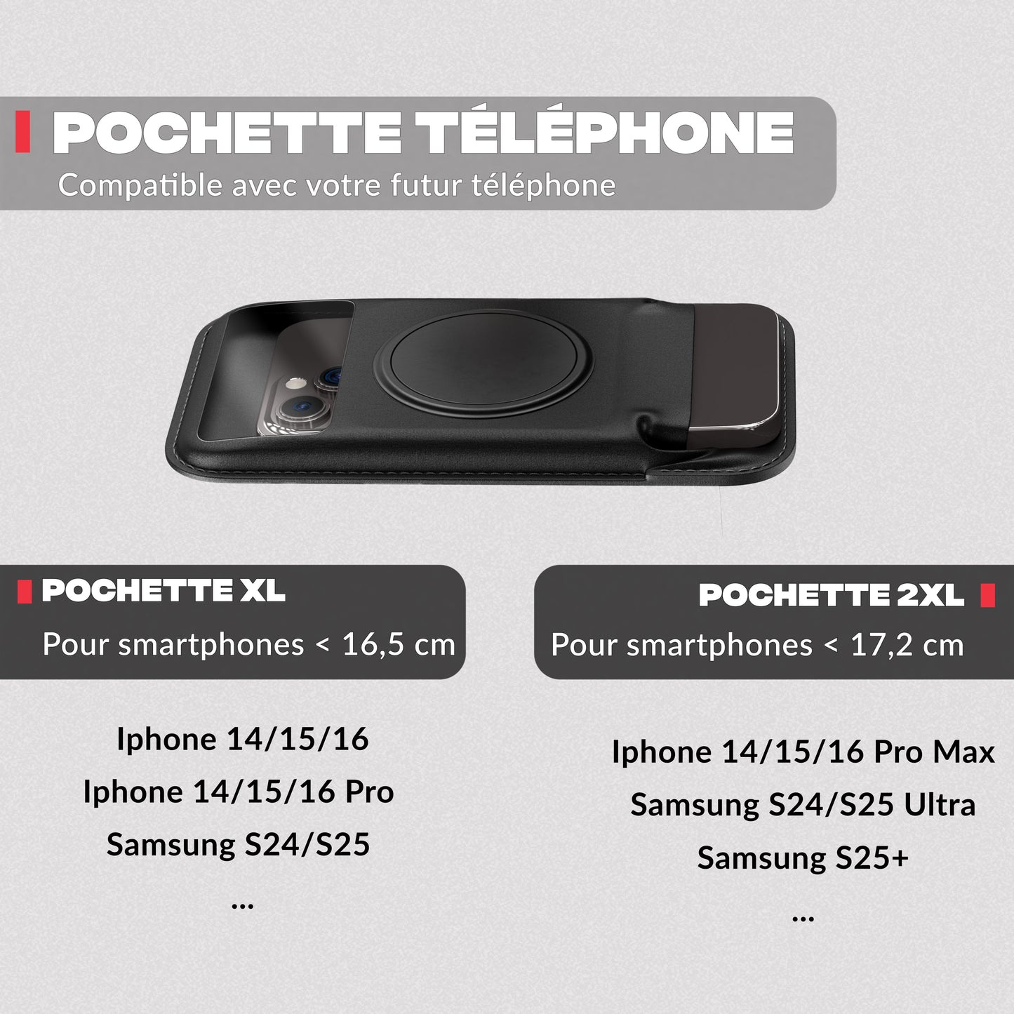 Sleeve size guide – PRO BOOST Shapeheart motorcycle phone mount