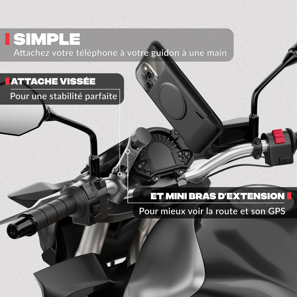 Motorcycle phone mount pro boost mini