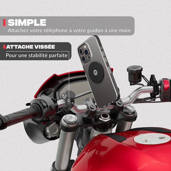 Motorcycle phone mount PRO