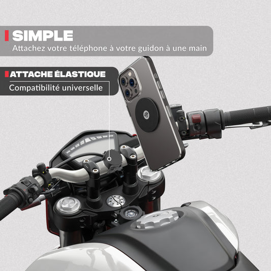 Second product view – Shapeheart motorcycle phone mount
