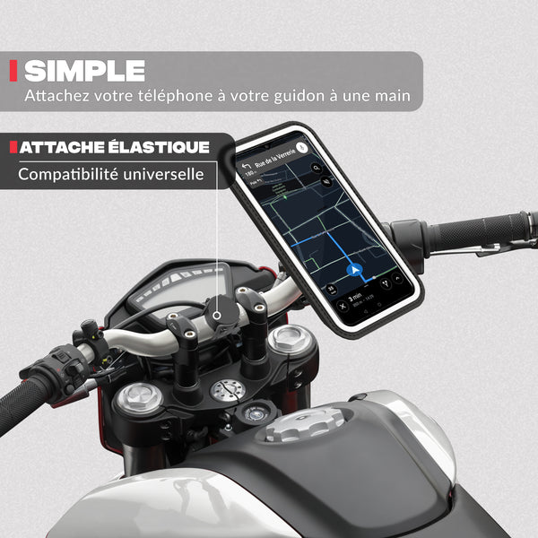 Motorcycle phone mount