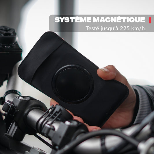 Motorcycle phone mount