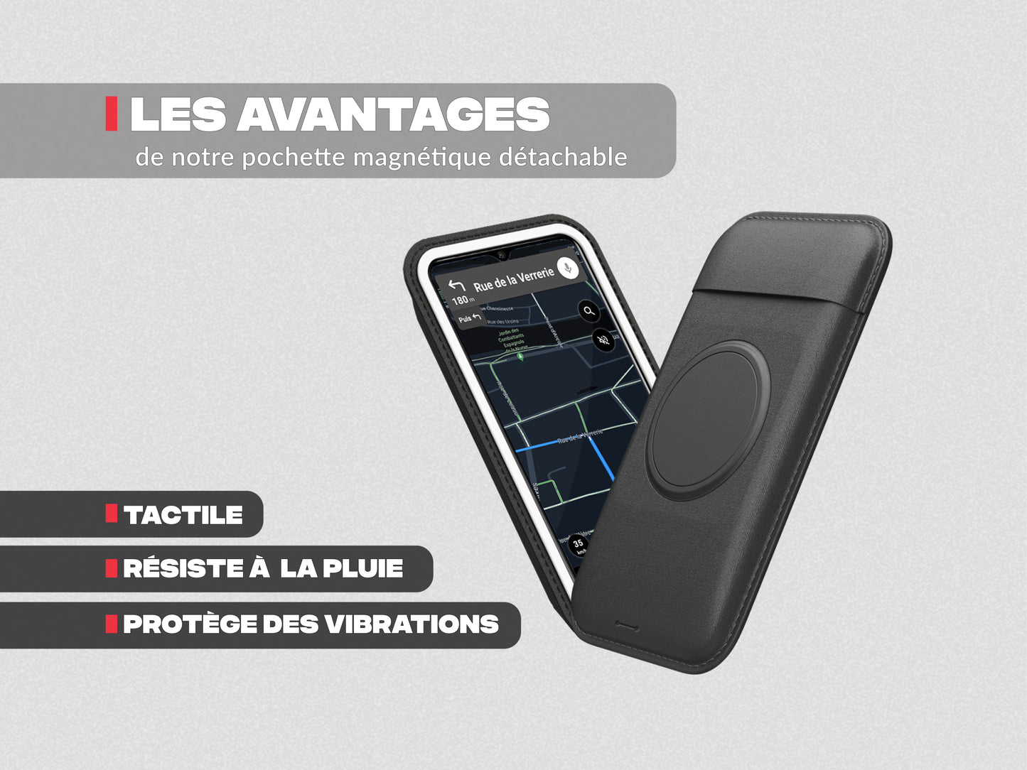 Motocycle phone mount