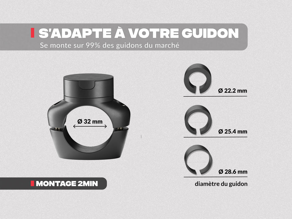 Professional motorcycle phone holder with metal plate