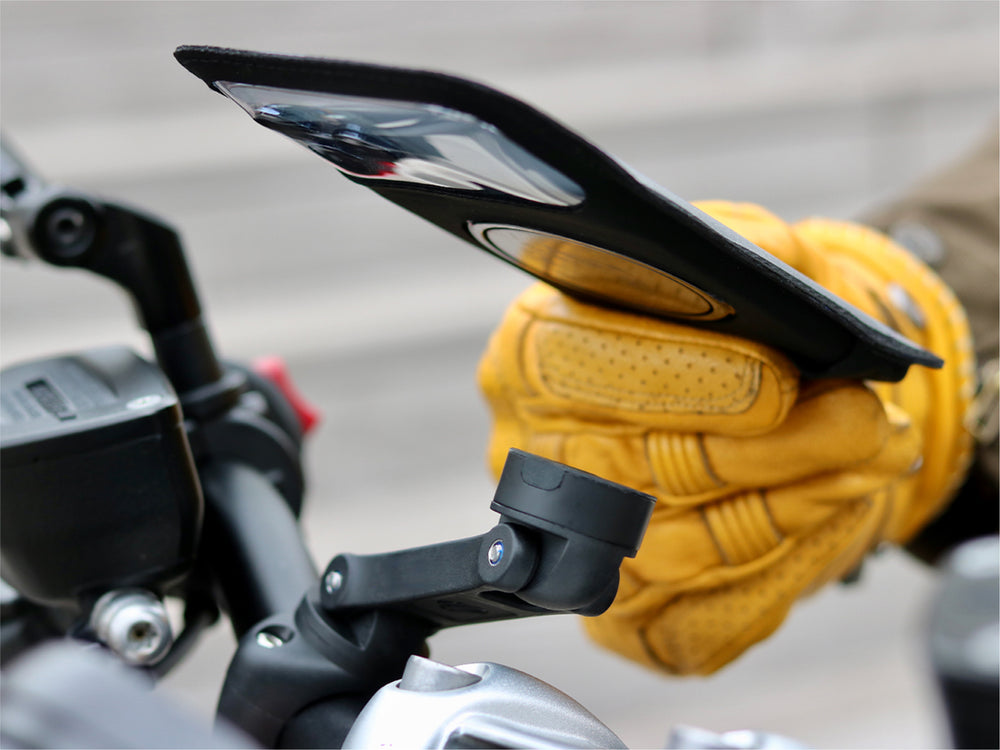 PRO BOOST motorcycle phone holder (pocket and metal plate)