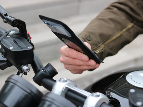 PRO motorcycle phone holder (pocket and metal plate)