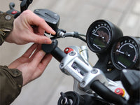 PRO motorcycle phone holder (pocket and metal plate)