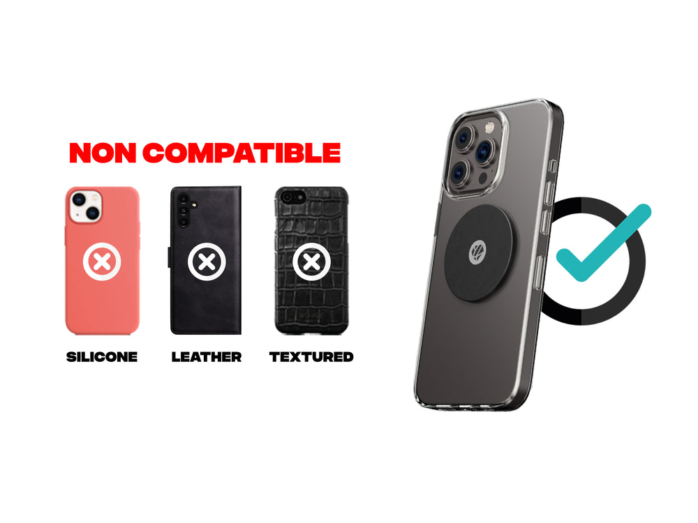 Motorcycle phone mount (with steel plate)