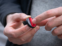 Universal magnetic headphone mount (lights not included)