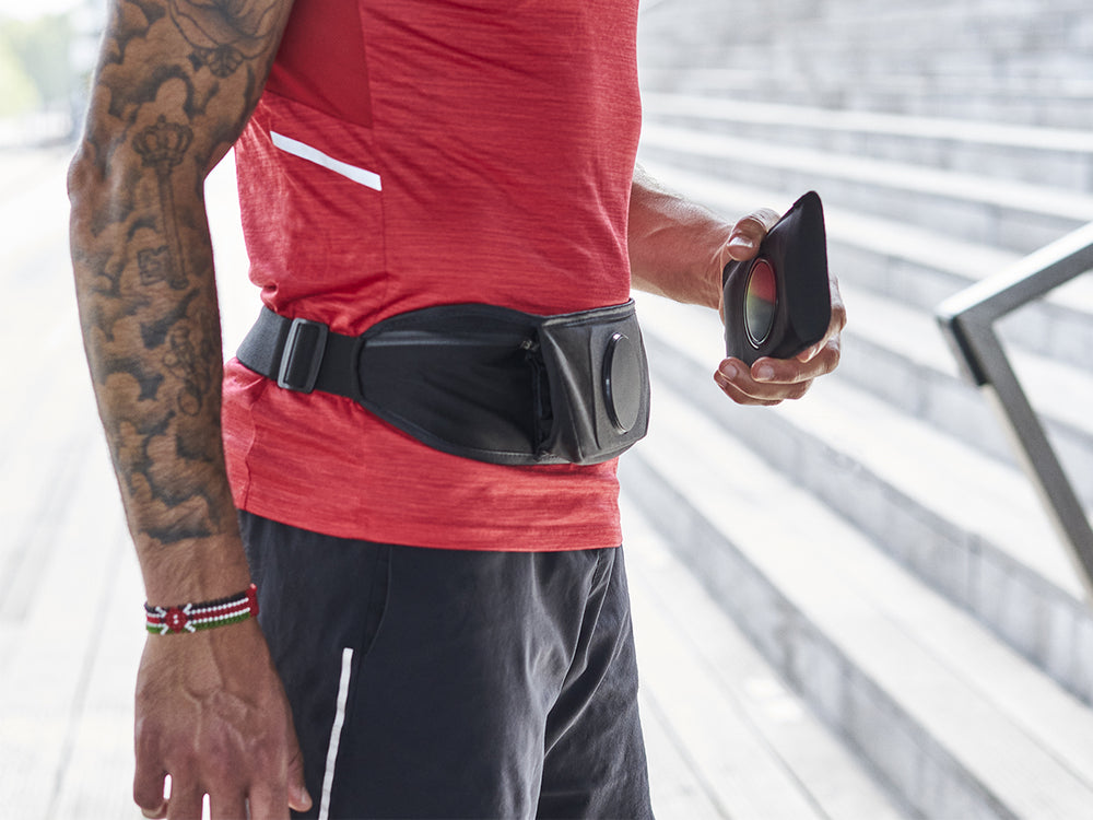 Fitgriff® Ceinture de course pour téléphone portable - Sac de course à  pied, sac de course, ceinture de sport, ceinture de course pour jogging