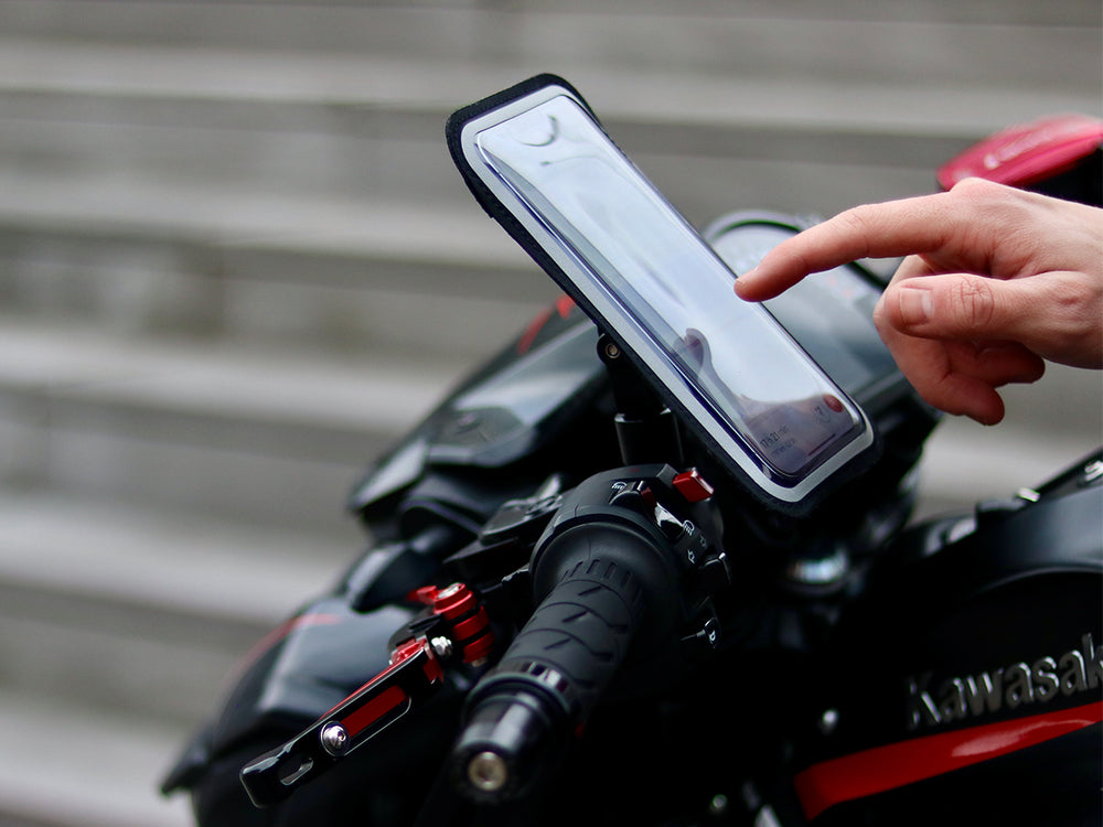 Support de téléphone portable pour moto à écran tactile, étui