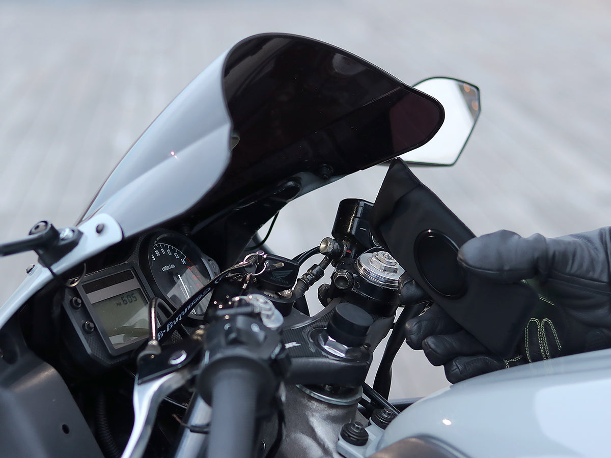 Sport bike online cell phone mount