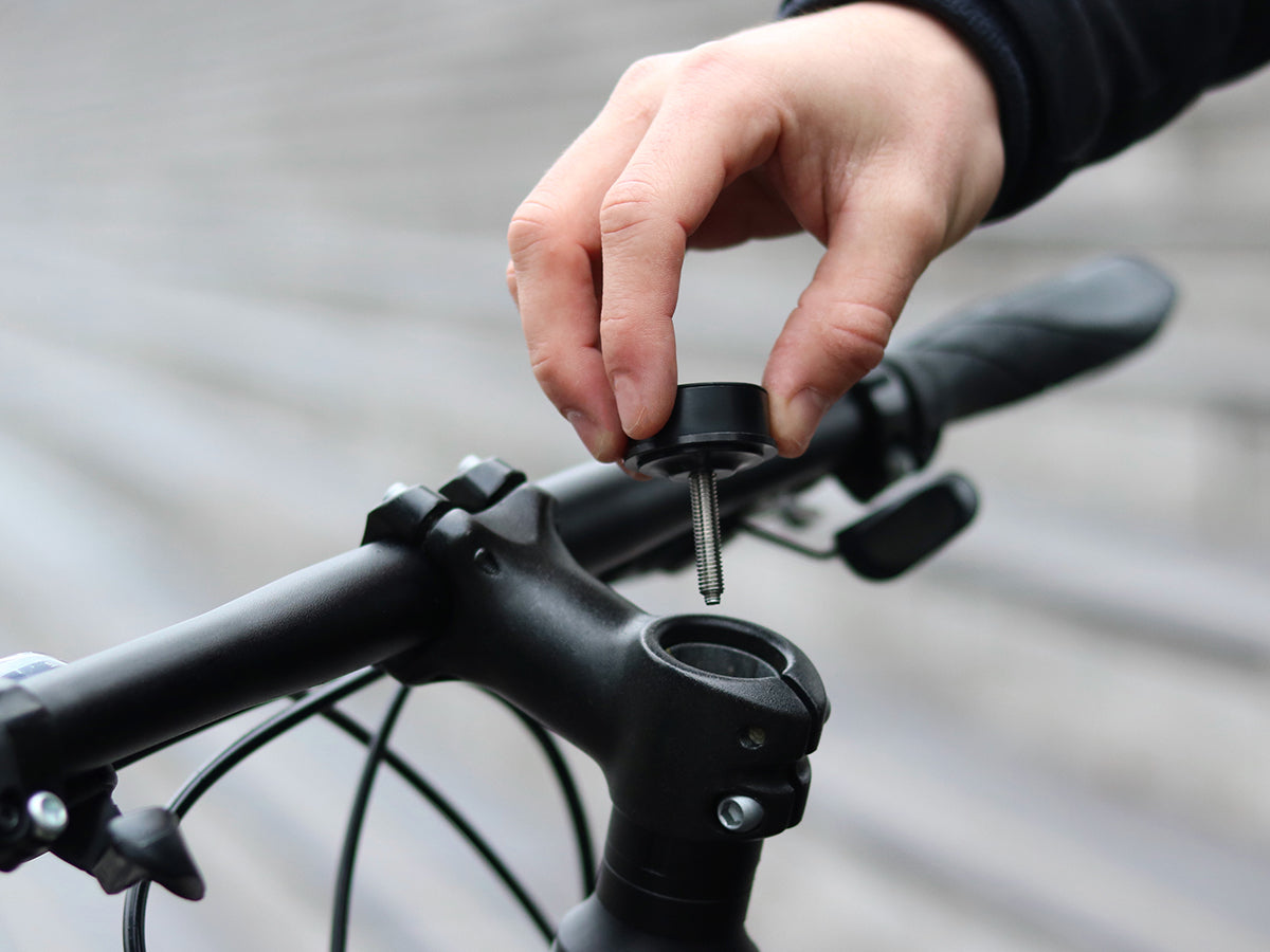 Phone stem mount clearance bike